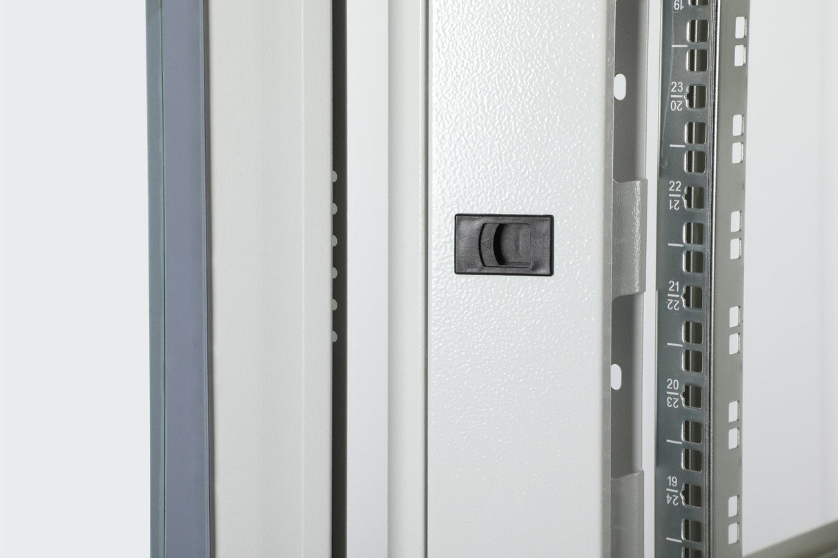 Armario De Red De 42ua Unique, 2053x800x1000 Mm Sin Partes Laterales, Gris