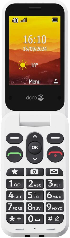 EAN 7322460087463 - Doro Leva L30 7,11 cm (2.8") 142,7 g Negro, Blanco Característica del teléfono imagen 1