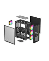 EAN 6933412774334 - DeepCool MATREXX 55 MESH V4 C Midi Tower Negro imagen 4