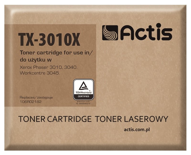 Tóner Actis Tx-3010x Para Impresora Xerox 106r02182 Nuevo