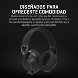 Auriculares Gaming Inalámbricos Con Micrófono Krom Phase Bluetooth Jack 3.5 Usb 2.0 Negros