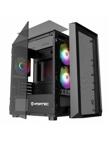 EAN 8435443721335 - Nfortec NF-CS-DYS-B carcasa de ordenador Torre Negro imagen 6