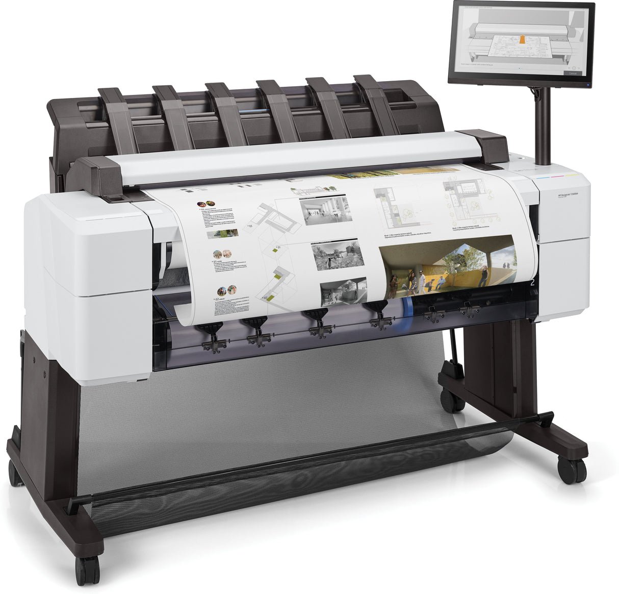 EAN 0193808346248 - HP Designjet T2600 36-in PostScript Multifunction Printer impresora de gran formato Inyección de tinta té imagen 5