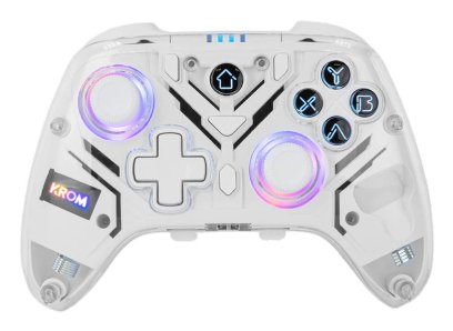 Gamepad Krom Krystal Inalambrico Rgb Bt 5.0