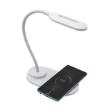 Lampara Led Denver Lqi - 55 Con Cargador De Movil Inalambrico - 3 Tonos De Luz