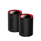 EAN 6971690792954 - Cudy M3000 2-Pack Doble banda (2,4 GHz / 5 GHz) Wi-Fi 6 (802.11ax) Negro, Rojo 1 Interno imagen 1