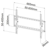 Soporte De Pared Techly Para Tv Lcd Led 40 "-65" Negro