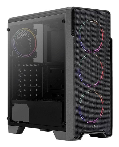 Caja Pc Aerocool Midi Ore Saturn Frgb Black Microatx/Atx/Miniitx  Frgb-G-Bk-V1 3xf