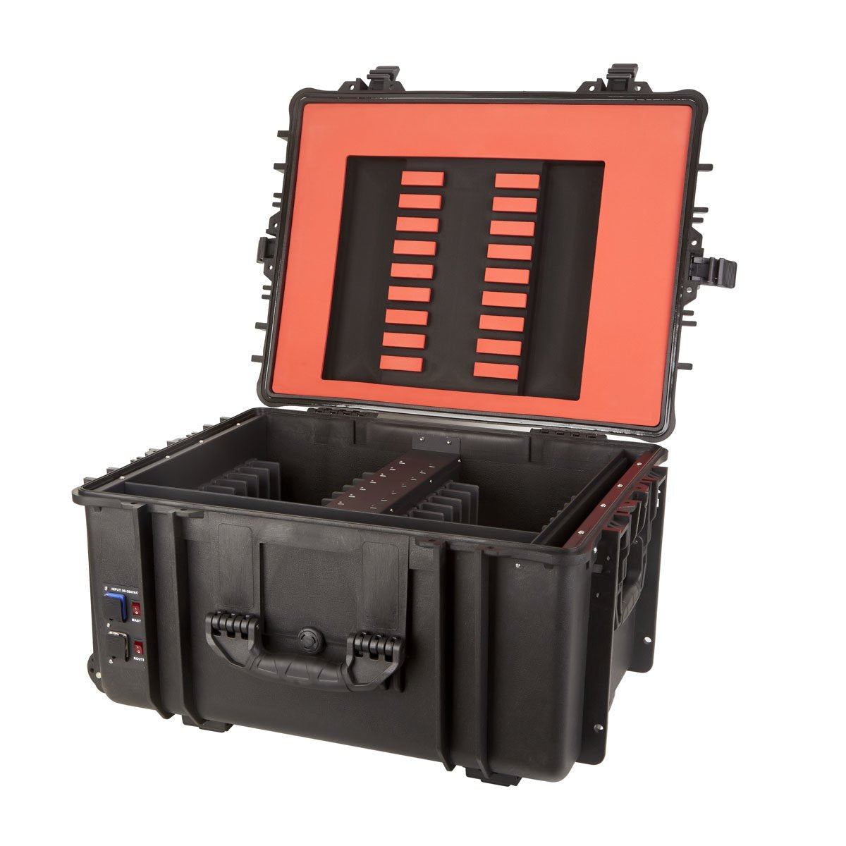 Deqster Kt16c-Pd (Schnellladefunktion) Für 16 Ipads, Nur Laden, Schwarz Orange, 16 In 1, 1,8m, Usb-C Pd, 10-744121