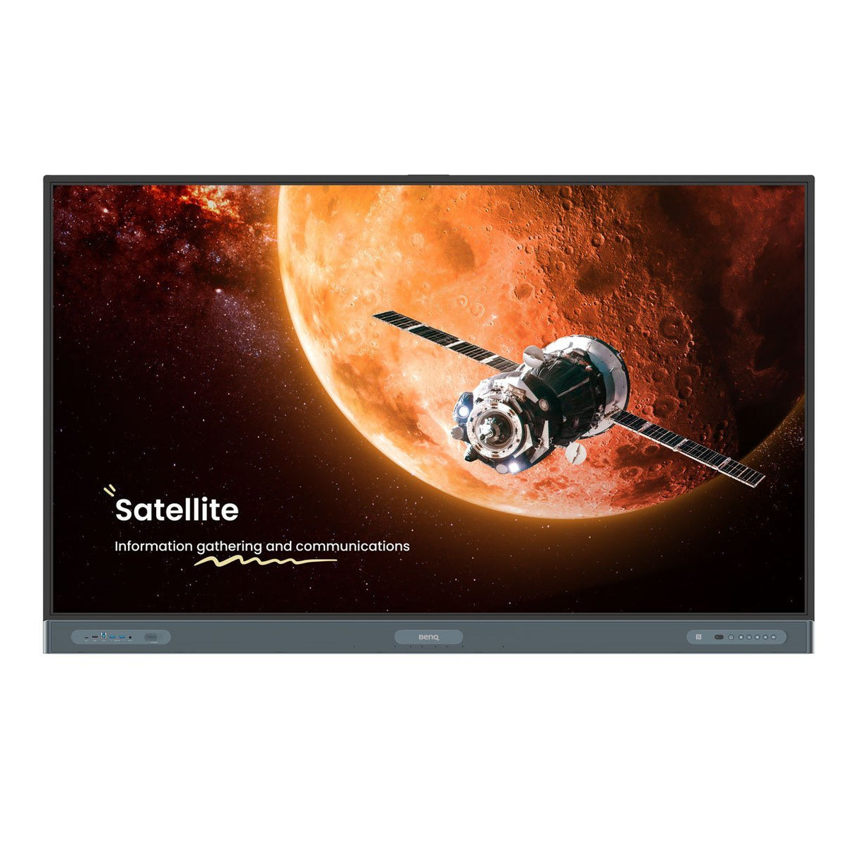 Benq Rp7504 Pizarra Blanca Interactiva 190,5 Cm (75") 3840 X 2160 Pixeles Pantalla Táctil Negro