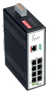 Wago 852-602 Industrial-Managed-Switch 8 Ports 100base-Tx Profinet Schwarz