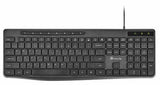 Teclado Con Cable Ngs Spectra (Negro)