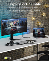 Goobay Displayport Cable 2.0 2.1, 80 Gbit S