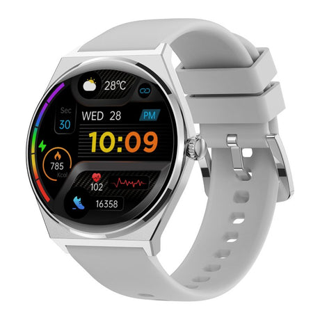 EAN 5905913006109 - MaxCom Ecowatch 5 3,63 cm (1.43") AMOLED 45.5 mm Digital 466 x 466 Pixeles Plata imagen 1