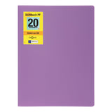 Pagna School Sichtbuch Din A4, 20 Fundas Violeta, 1 Unidades