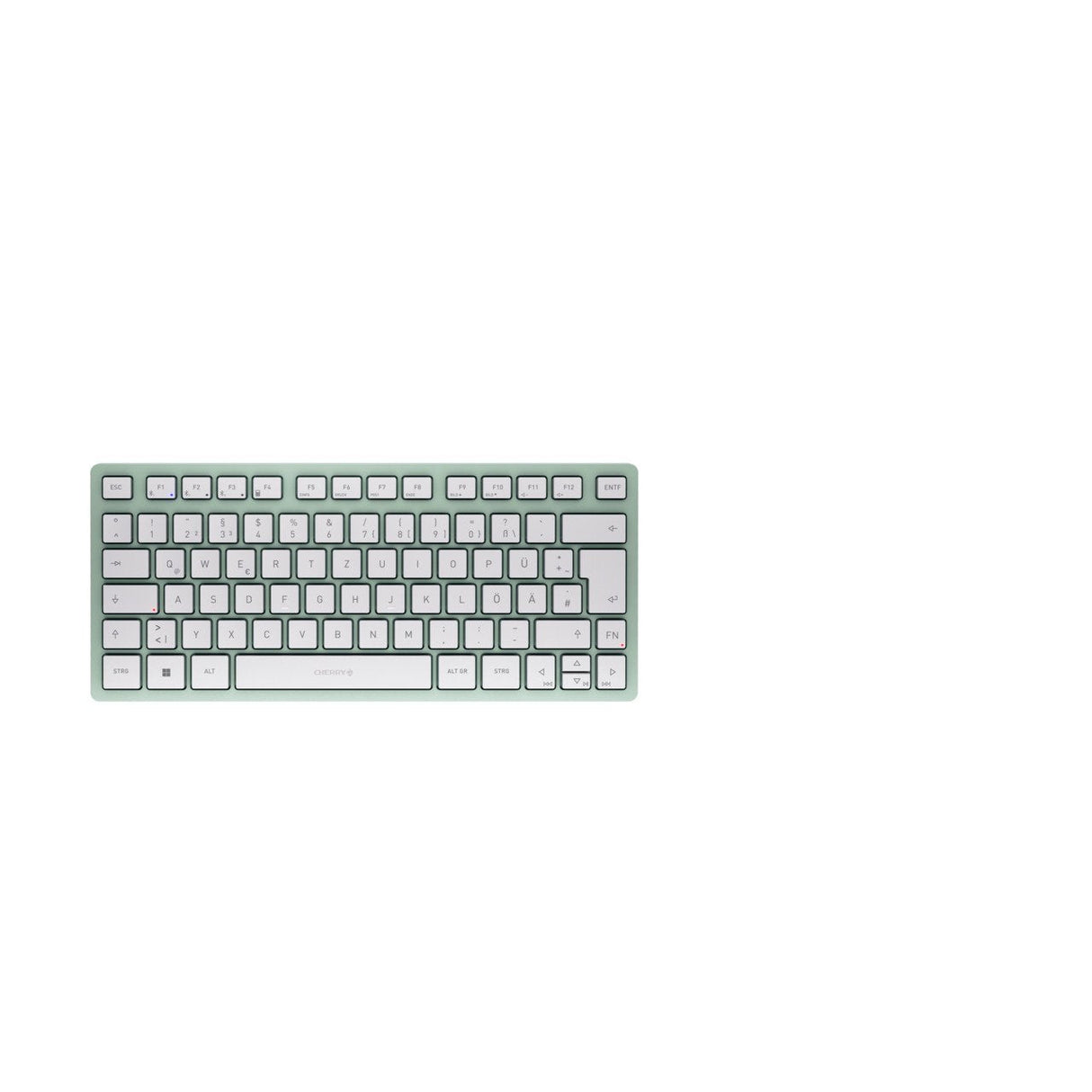 Teclado Alemán Cherry Kw 7100 Mini Bt Wireless De-Layout Agave Verde