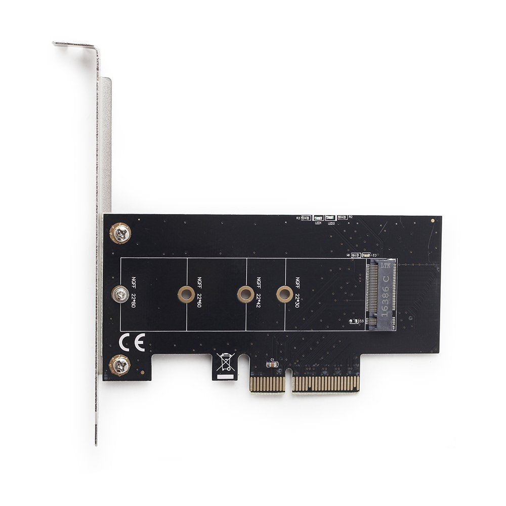 Gembird Adaptador M.2 Ssd Tarjeta Adicional Pci-Express, Con Soporte Extra Bajo Perfil