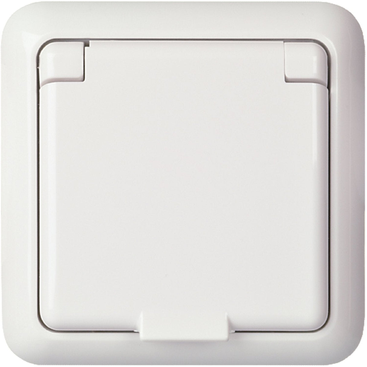 Elso Upwg Fashion Schuko 225044 1fach Reinweiss Ip44