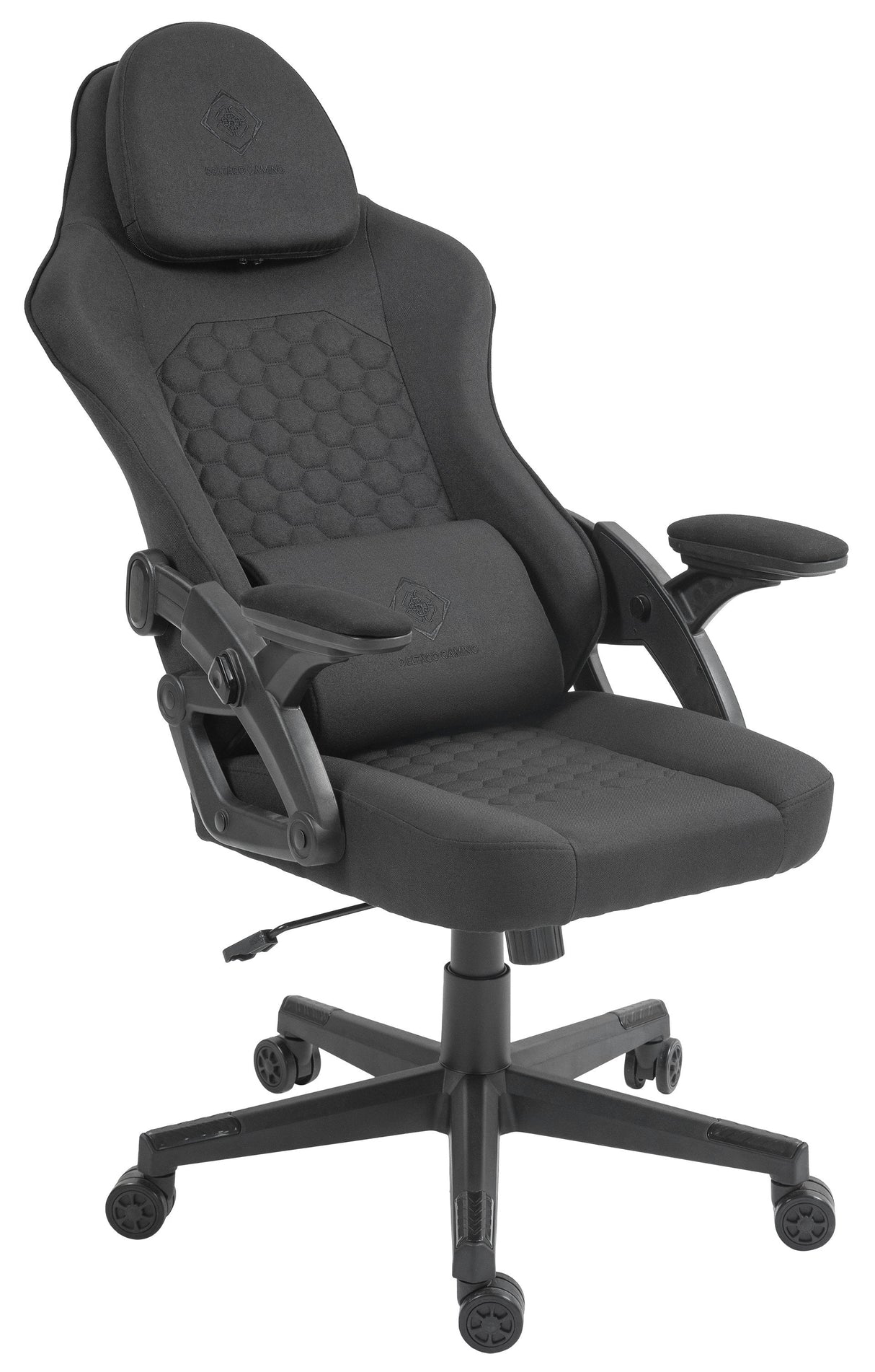 Deltaco Dc130 Gamingstuhl Soft Woven Mesh, Schwarz