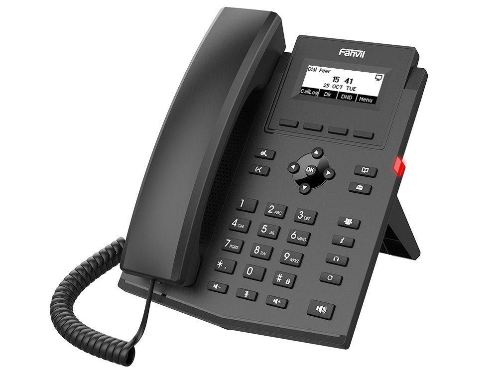 Fanvil X301g Teléfono Ip Negro 2 Líneas Lcd