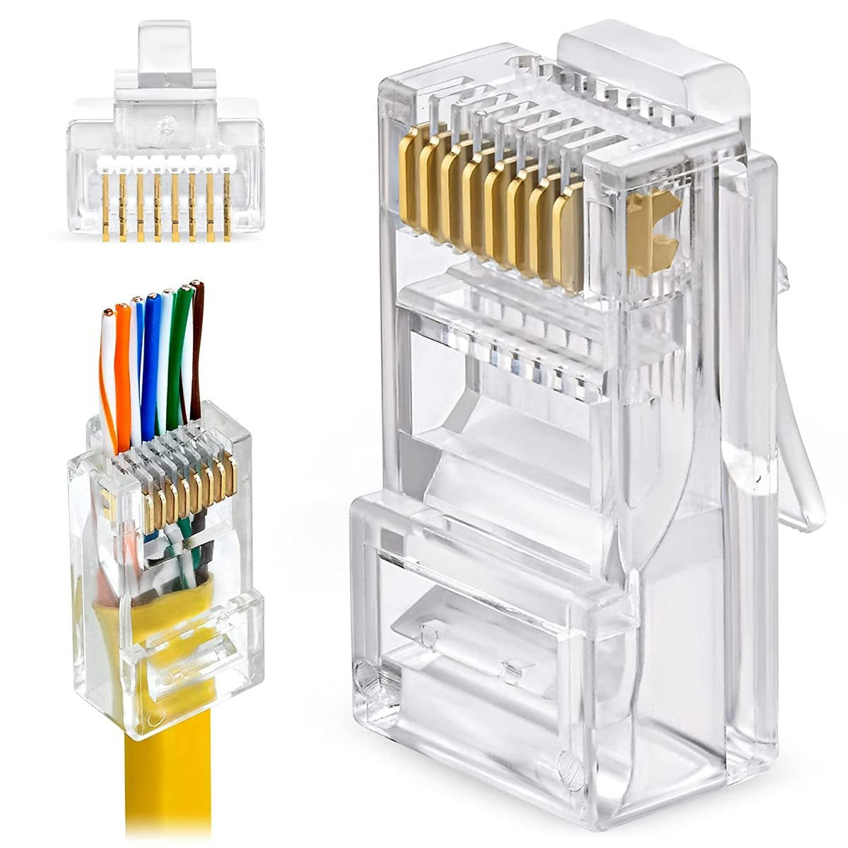 Equip Steckersatz Cat6 Rj45 Utp Sin Apantallar 100uds Transpare