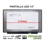Pantalla Led De 14" Fhd Para Portátil Nv140fhm-N61 00ny436