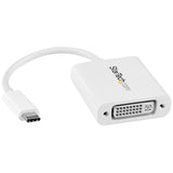 Startech Adaptador Grafico Usb-C A Dvi 0.10m Blanco Cdp2dviw