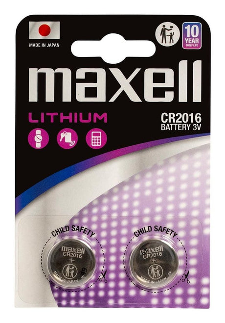EAN 4902580787837 - Maxell 12239100 pila doméstica Batería de un solo uso CR2016 Lithium-Manganese Dioxide (LiMnO2) imagen 1