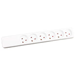 EAN 5714590001181 - Garbot Z66000108-PA01 base múltiple 6 salidas AC Interior Blanco imagen 1