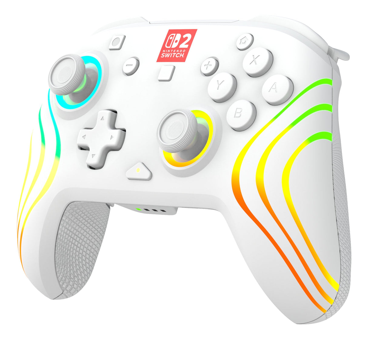 Turtle Beach Afterglow Blanco Mando De Juego Rgb Inalámbrico Para Nintendo Switch 2
