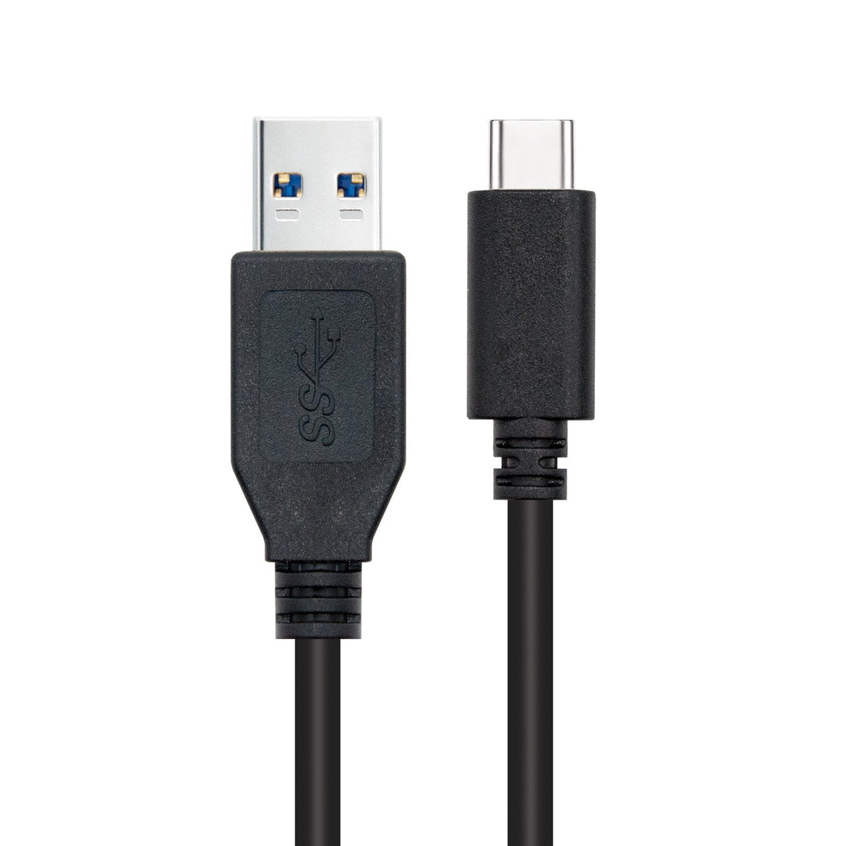 Nanocable Cable Usb 3.1 Gen2 10gbps 3a Usb-C/M-A/M 2m - Negro