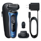 Braun Series 6 61-B1200s Máquina De Afeitar De Láminas Recortadora Negro, Azul