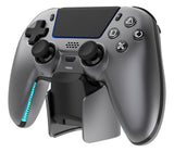 EAN 7333048072498 - Deltaco Gaming GAM-199-STEELGRAY mando y volante Gris, Metálico, Acero Bluetooth/USB Gamepad PlayStation  imagen 2