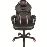 Silla Gamer Konix Geek Star Onyx Gran Comodidad Y Ergonomia Inclinacion Hasta 15º Color Negro Y Lila  Kon Chair Gk Star