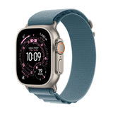 Apple Watch Ultra 3 49 Mm Titanio Natural Sí Reloj Inteligente Con Loop Alpine Tela Azul Claro Tamaño De La Banda: L 64 Gb Lte Nfc Wi-Fi 4 Uwb Bluetooth 5g 61.6 G