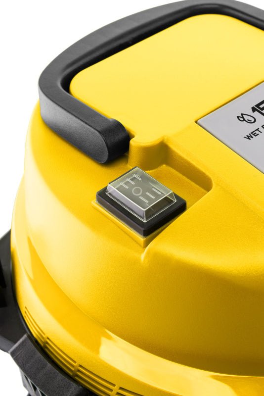 Aspiradora Multiusos Fachmann Eta421190000, 1200 W, Depósito De Polvo De 15 L, Acero Inoxidable Amarillo.
