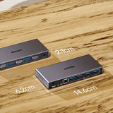 Unitek Przelacznik Kvm 8k@60hz Usb 3.0 5gbps Dp