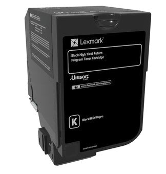 Lexmark Cx725 Cartucho De Tóner Negro Alto Rendimiento Retornable