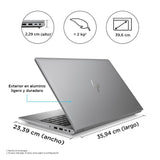 Hp Zbook Power 15.6 G10 I7-13700h 15.6" 16gb 512gb Ssd Nvidia Rtx A2000 Windows 11 Pro Gris