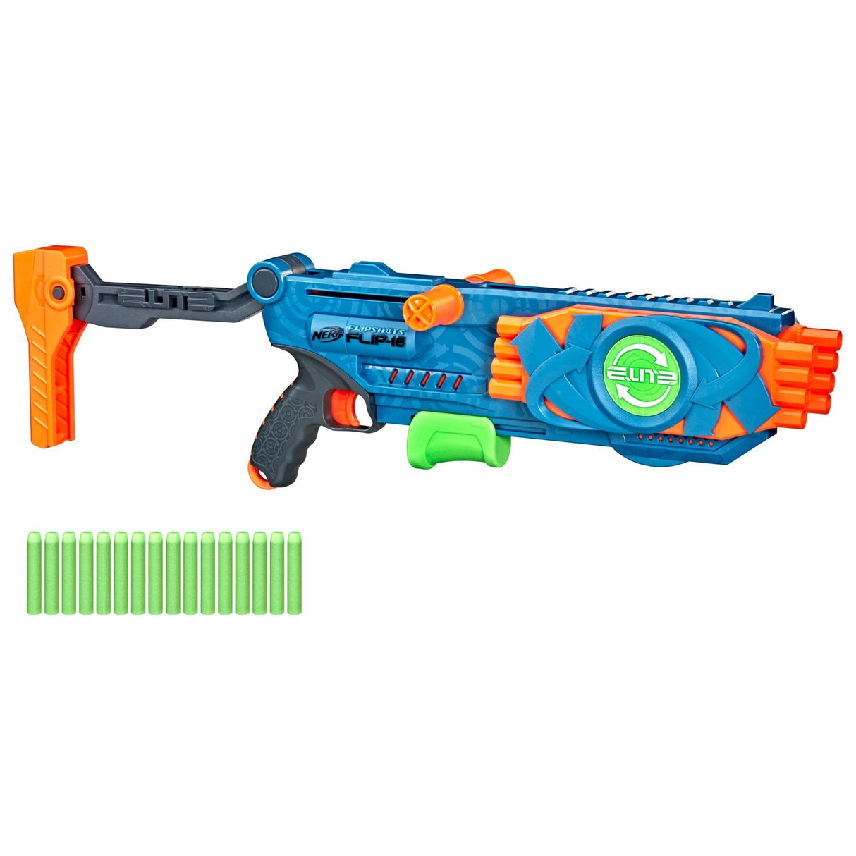 Hasbro Nerf Elite 2.0 Flipshots Flip-16, Pistola Nerf F2551eu4