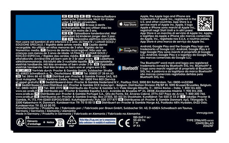 EAN 8700216996297 - Oral-B iO Series 10 17398125 cepillo eléctrico para dientes Adulto Cepillo de dientes oscilante Negro imagen 6