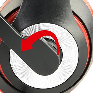 Auriculares Gembird Mhs-03-Bkrd Mini Jack 4-Pin, 1.8m, Negro-Rojo