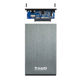 Tooq Carcasa Externa Hdd/Sdd 2.5" Hasta 9,5mm Sata Usb 3.0 - Gris