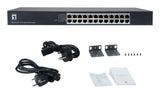 Levelone Switch 24xge 19" Unmanaged Metall