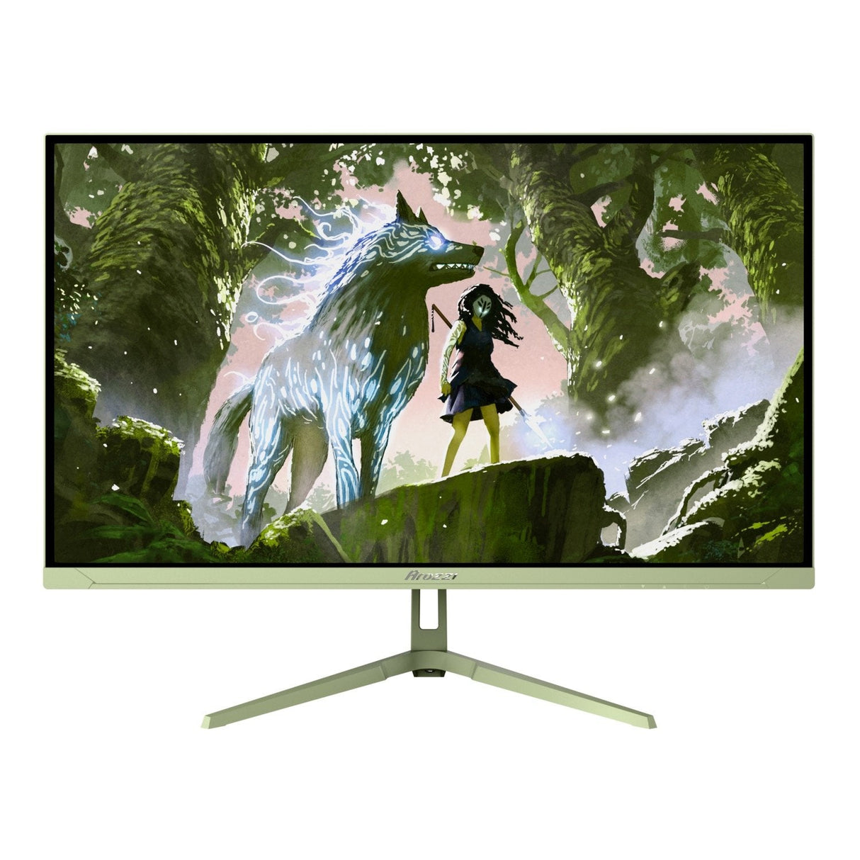 Arozzi Nova 27" Ips, 180hz, Computer Monitor - Forest Green