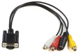 EAN 5704327800552 - Microconnect MONGGSV adaptador de cable de vídeo 0,3 m VGA (D-Sub) RCA + S-Video Negro imagen 1