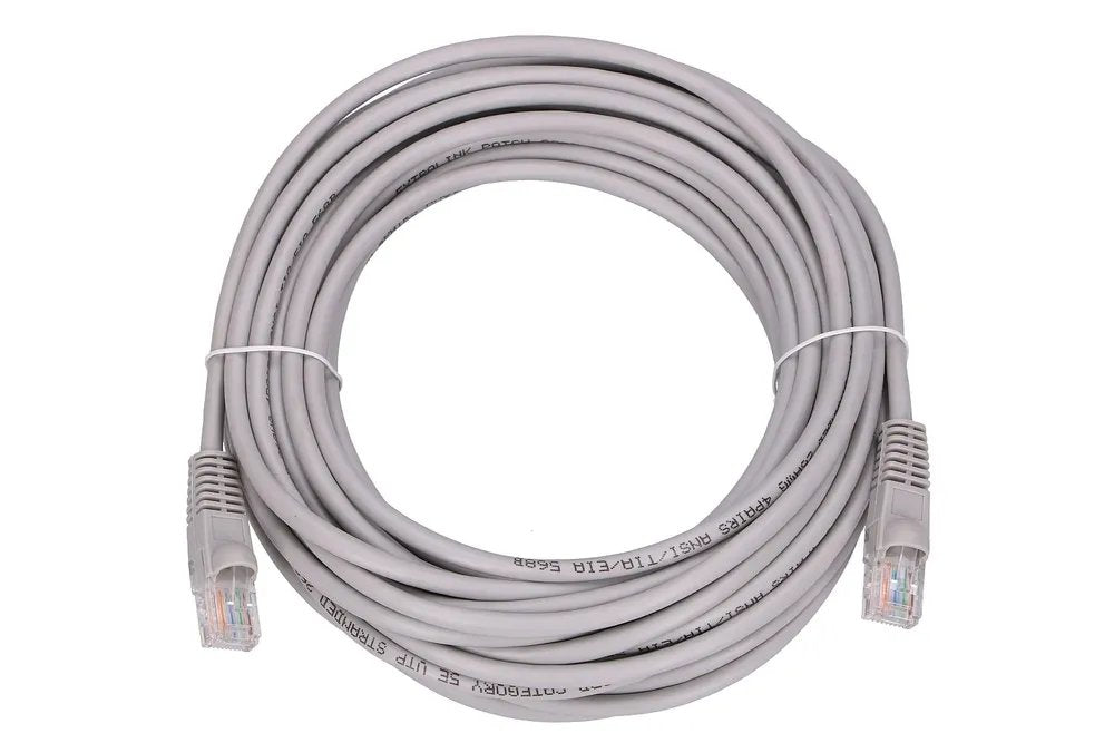 Cable Extralink Lan Patchcord Cat.5e Utp 10m Twisted Gris