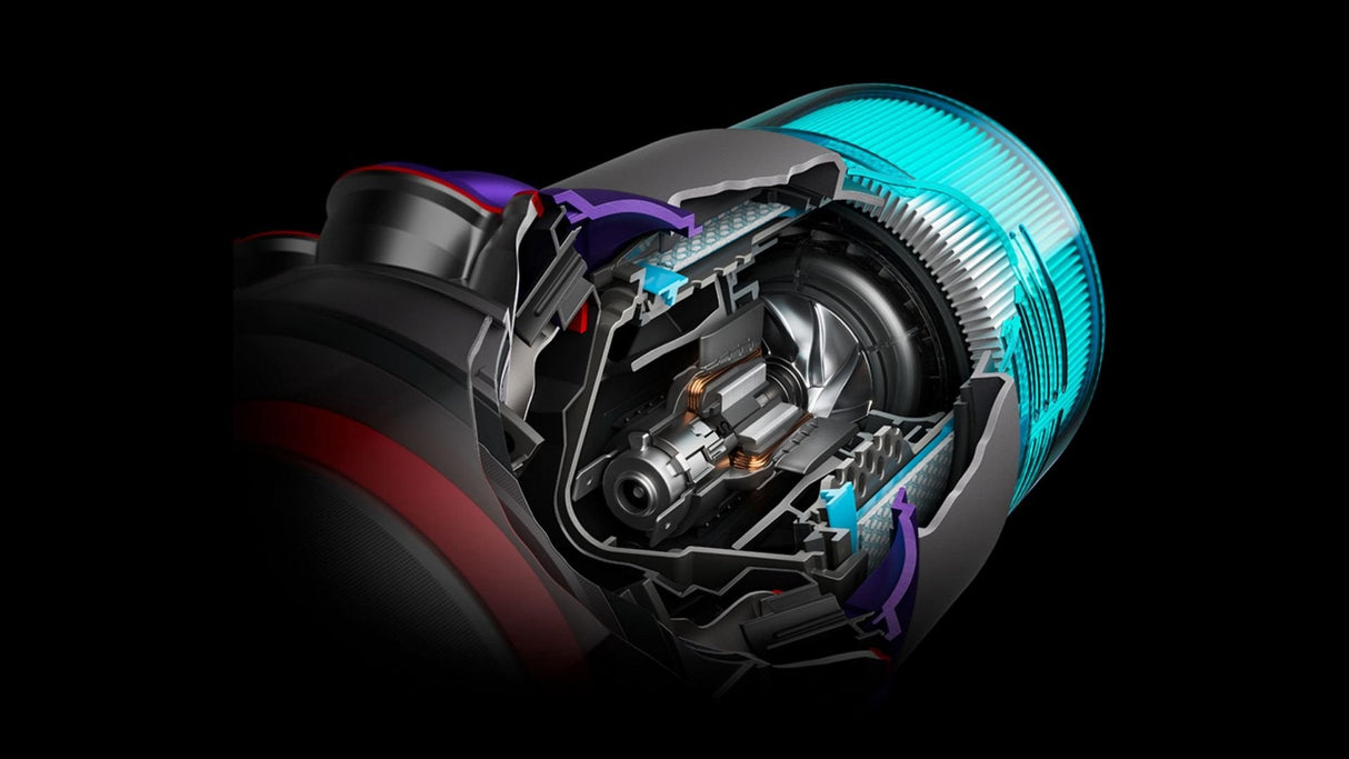 Aspirador Dyson Gen5 Detect Absolute Rojo+Plata+Turquesa+Violetat
