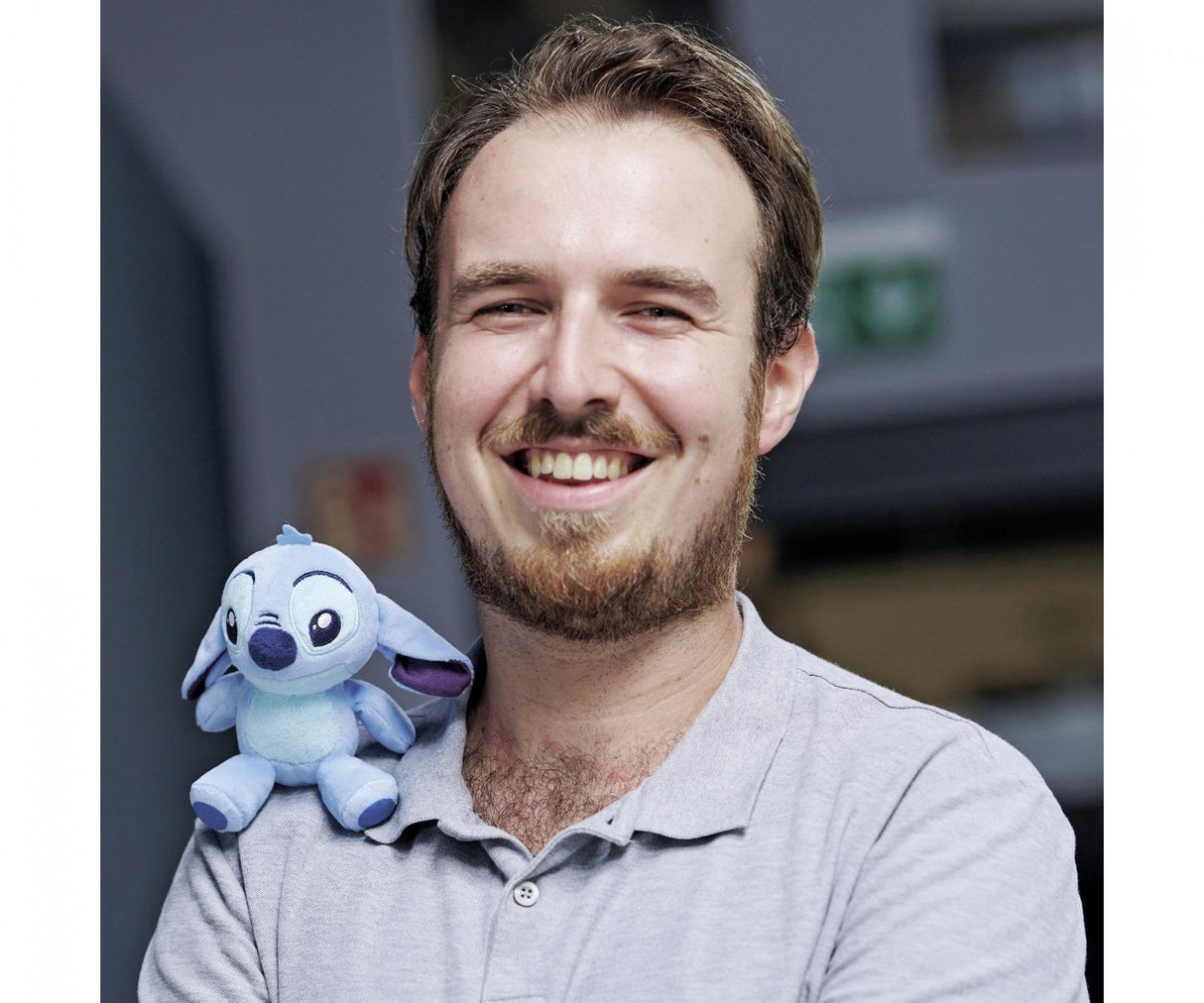 Peluche Hombro Stitch Disney 12cm