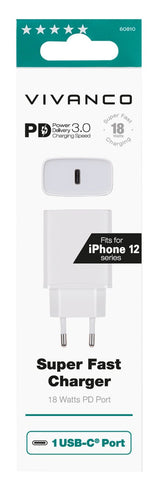 Vivanco Fast Charging 1xusb-C Pd 18w